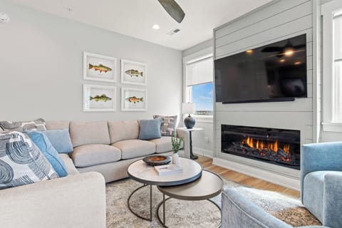 Great Room on Third Level with Ocean Views
