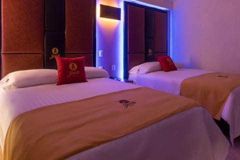 Family Double Room, 2 Double Beds | In-room safe, individually furnished, desk, laptop workspace