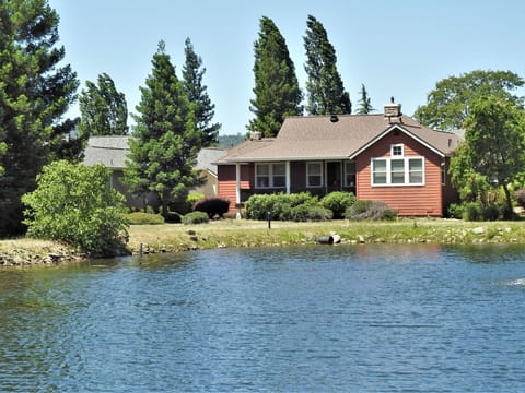 Centered on the pond