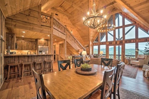 Gather around the table and share memories from your day in Blue Ridge