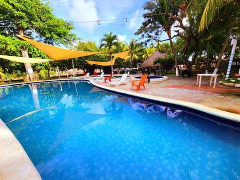 3 outdoor pools