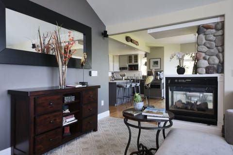 More living space. (Please note that the fireplaces are not currently operational.)