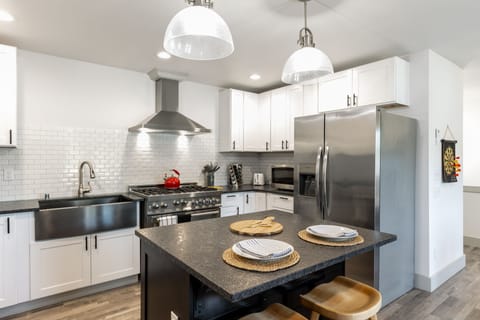 Embracing the elegance of our well-appointed kitchen space.