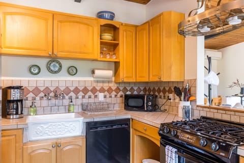 Fully-equipped kitchen.