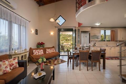 Stylish Lounge Space Featuring a Smart TV