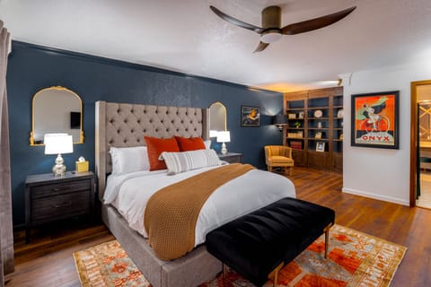 Welcome to the Bentonville Underground. Your Spacious Master Bedroom is greatly oversized and is ABSOLUTE Luxury.