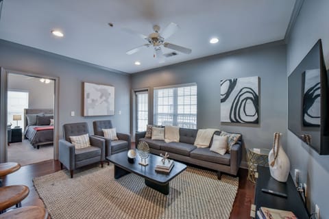 Living Room - The Bears Den is newly renovated and decorated.