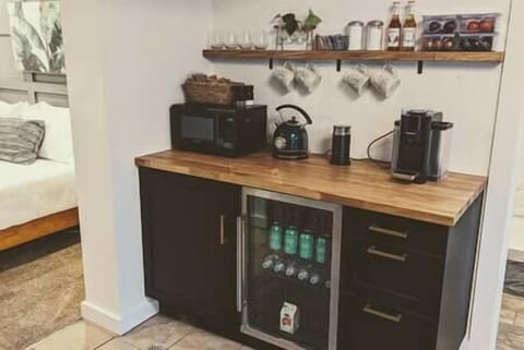 Coffee/Tea, Beverages, Half & Half, Sugar, Stevia, Oatmeal, Popcorn, Granola Bars - all included