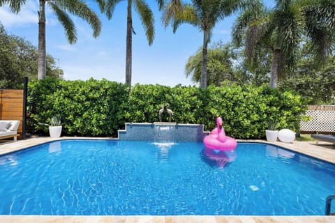 Giant heated pool ready for you to enjoy!