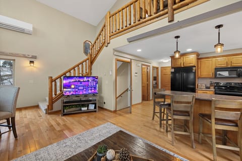 Relax after a day of adventure and watch your favorite streaming programs.