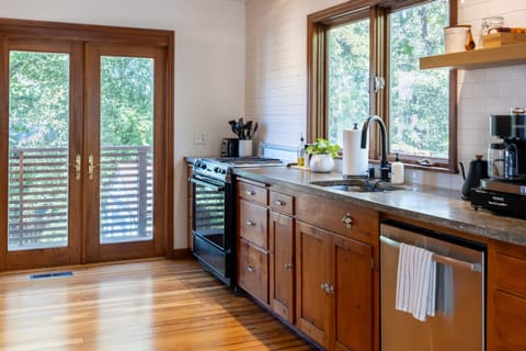 Fully equipped kitchen for all your cooking needs.