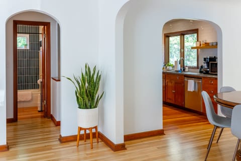 Beautiful historic arches throughout the main level of the home.