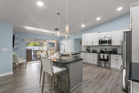 Beautiful Kitchen with Granite Countertops and SS Appliances