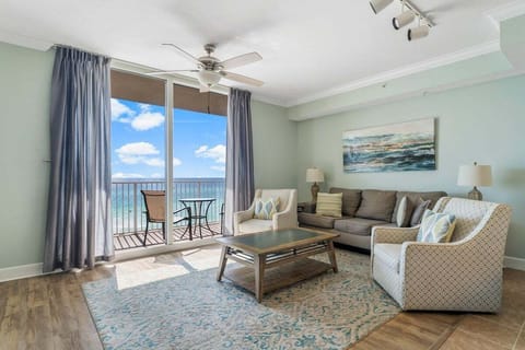 Living room with balcony access