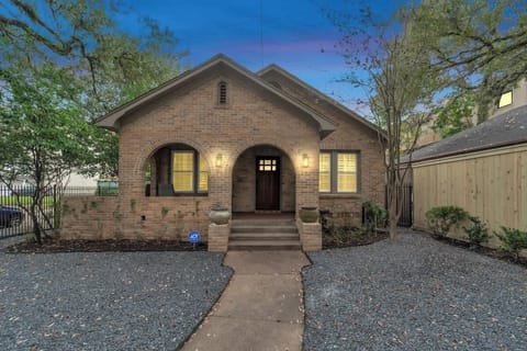 External view of the house.
