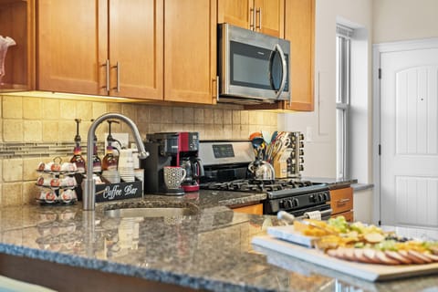 Fully stocked kitchen