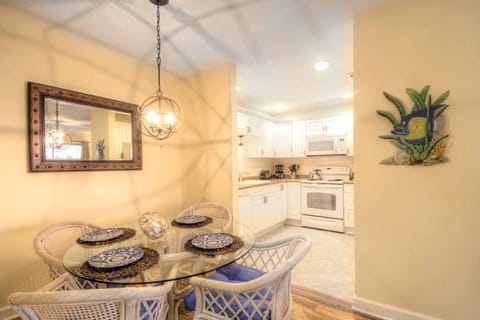 Dining room and kitchen