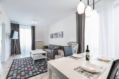 lounge area and TV