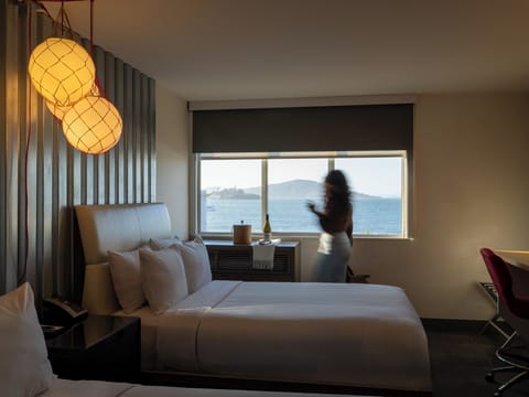 Premium Room, 2 Double Beds (Waterfront) | Premium bedding, pillowtop beds, in-room safe, desk