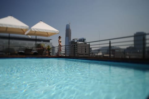 Rooftop pool