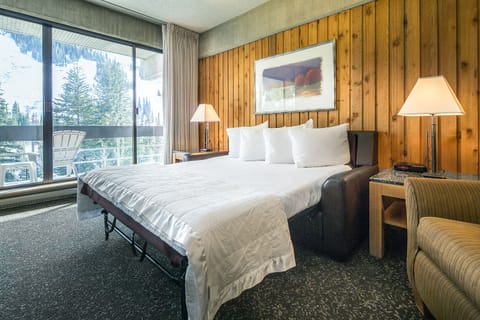 Standard Studio, Kitchen, Mountain View | Blackout drapes, iron/ironing board, free cribs/infant beds