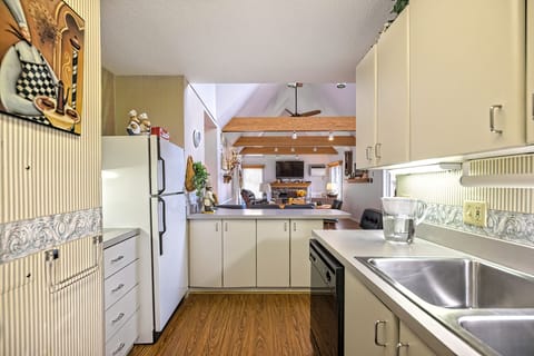 Kitchen Refrigerator and Sink