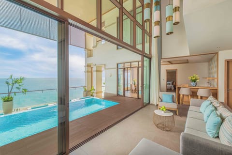 Presidential Suite, 3 Bedrooms, Private Pool, Sea View | Beach/ocean view
