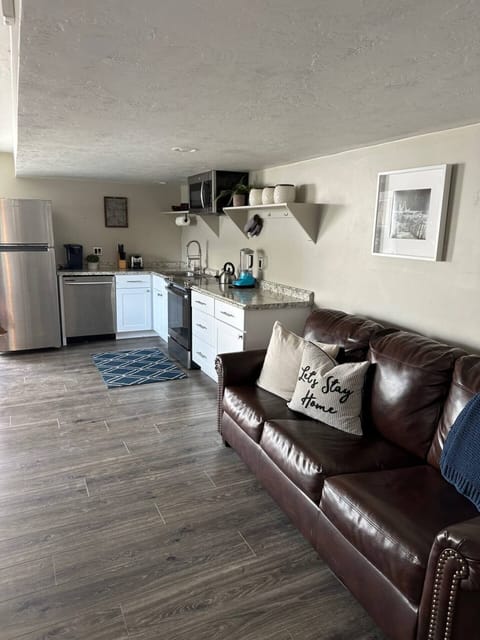 Sleepy Ridge Studio, living and kitchen area