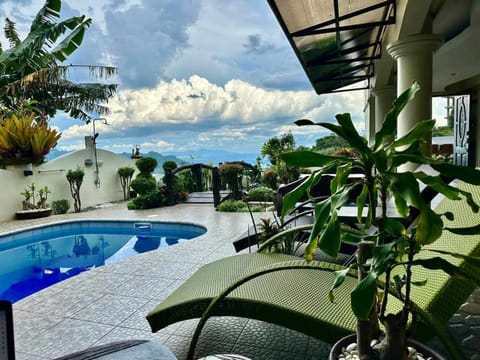 Indoor pool, open 10:00 AM to 10:00 PM, sun loungers