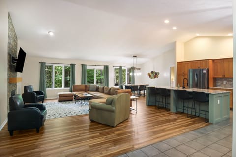 The main floor open concept living space!