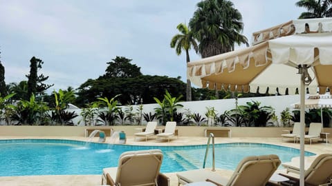 Relax poolside at Club Tropical’s stunning new swimming pool area