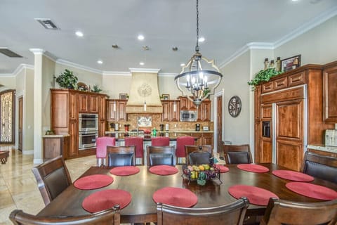 Spacious Kitchen and Dining Area w/Large Arcadia Doors to View Outdoors