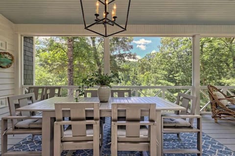 Porch Table and View