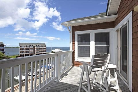 Front porch overlooking sound