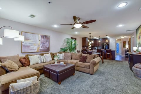 Enjoy quality time with family and friends, watching a movie or playing games.
