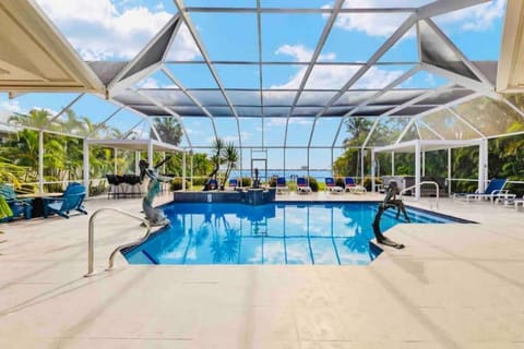 Beautiful luxury home with expansive river views and heated crystal clear pool!