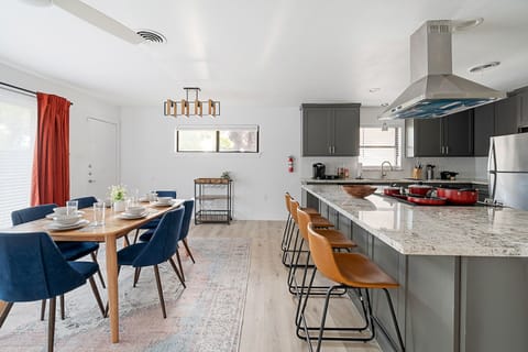 Open concept kitchen