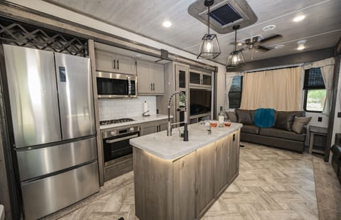 The Kitchen is fully equipped with everything needed to prepare a delicious meal