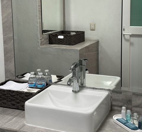 Comfort Room | Bathroom | Shower, rainfall showerhead, towels, soap