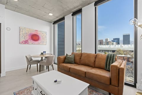 Highly designed luxury space with stunning downtown and views