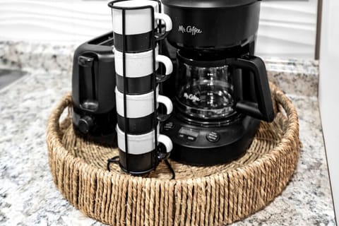 Sleek Coffee Maker, Quick Brew