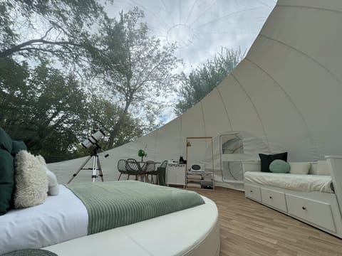 Family Tent, River View | Memory foam beds, blackout drapes, soundproofing, free WiFi