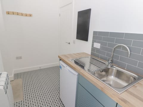 Fridge, dishwasher, electric kettle, toaster