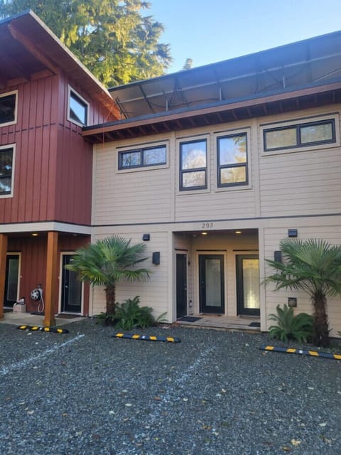 Front of unit, allocated parking directly in front of entrance