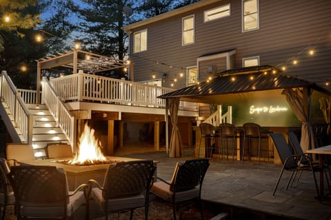 Gather for magical nights under the stars with our newly built deck and patio