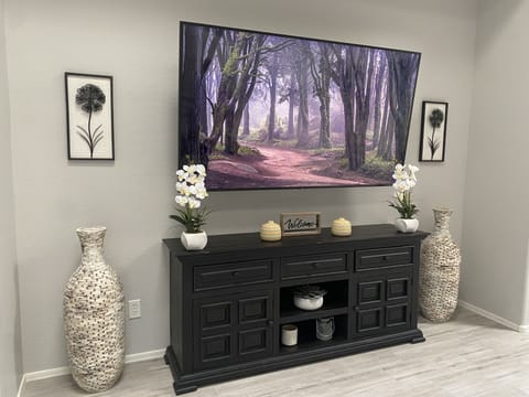 Great Room with 65" Samsung Smart Television