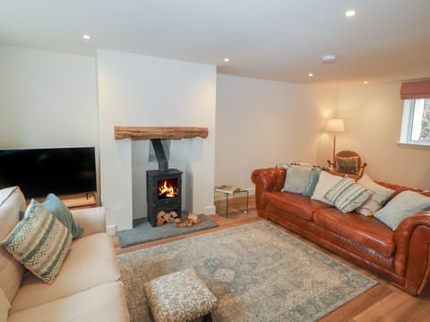 Cottage | Living area | Fireplace