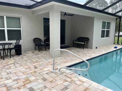 Heated pool time! 