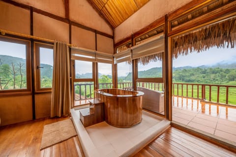 Executive Double Room, Patio, Mountain View | In-room safe, soundproofing, free WiFi