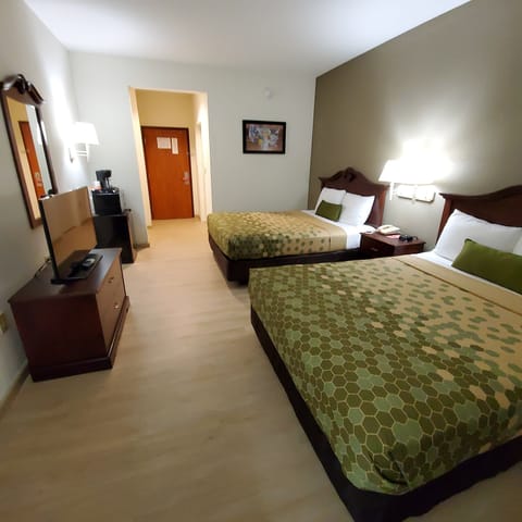 Standard Room, 2 Queen Beds, Non Smoking | Desk, iron/ironing board, rollaway beds, free WiFi